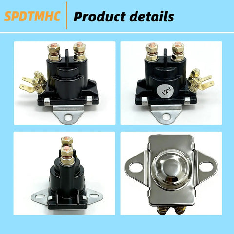 Beefed Up Two Pack 12V Trim Solenoid Starter Tilt Trim Pump Relay Solenoid For Outboard Motors 35 To 275 HP Replacement