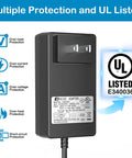 Beast Power Recliner Transformer 29V 2A AC DC Switching Power Supply With 2 Pin Flat Round Connector For Lift Chairs And Power Recliners Compatible With Okin Kaidi Limoss Pride La Z Boy Flexsteel Ashley Room To Go Berkline Med Lift Tranquil Ease black UL listed adapter