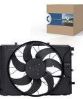 Top Notch Engine Radiator Cooling Fan Assembly For Mercedes Benz C Class Cls 2008 To 2016, heavy-duty motor and shroud.