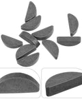 Badass 10 Piece Woodruff Key Set For 47cc 49cc Mini Atv Two Stroke Engines Boosts Power On Crankshaft Clutch Side With Robust Construction The Top Tier Tool For Reliable Rigs Handling Rough Terrain Always Great Results Every Ride., 10 grey metal woodruff keys for 47cc 49cc mini ATV clutch side crankshaft