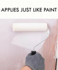 Specialty Dry Erase Brush-On Paint Kit White For Indoor Use On Walls Doors Cabinets Message Boards applying with roller