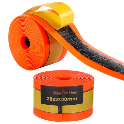 Two Rolls Fat Bike Tire Liners For Road And Mountain Bikes 15 Ft Of Puncture Proof TPU Tape 1.5 Inch Wide Liner Protector