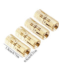 Solid Copper Barrel Hinges 4 Pack 8x18 Mm 180 Degree Cabinet Hinge, Built To Last With Copper Construction, Durable 10 Kg Per Pair