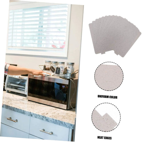 Microwave Waveguide Cover Replacement No Hassle Install With High Temperature Resistant Mica Sheet displayed beside kitchen microwave