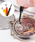Watch Back Case Opener Set 3 Piece With 3 Styles Watch Back Remover Tools For Battery Replacement And Repair Kit in action