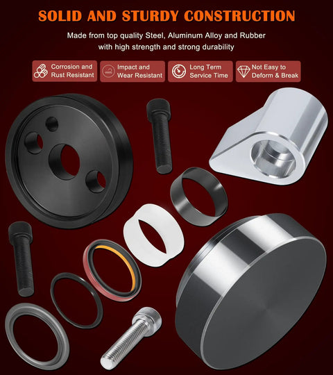 One Stop Front Crankshaft Seal And Wear Sleeve Install Tool Kit for Dodge Cummins 3.9L 5.9L 6.7L Diesel Engines components