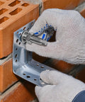 Installing 60 Piece One Half Inch By Three And Three Quarters Inch Wedge Anchor for Concrete Heavy Duty Expansion Anchors with Nuts