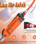 Beast Fast Pneumatic Wire Crimping Tool for Terminals 1.25mm to 2.0mm to 5.5mm, nipper style with 8mm air inlet and quick connector