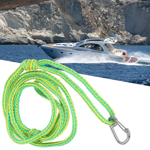 Easy To Use Boat Dock Mooring Rope With Bungee Tension For Yacht Kayak And Sailboat No Fuss Shock Absorbing Dock Line