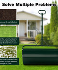 Beast Of A Lawn Roller For Yard And Garden Push Or Tow Behind 30 Gallon Water Sand Filled Sod Roller Drum With Handle