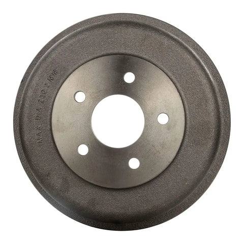 Heavy Duty Rear Brake Drums For Ford Transit Connect 2010 To 2013 two pack, 11 inch drum with central hole for vehicle installation.