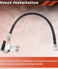 Top Tier Battery Current Sensor Assembly For Honda Odyssey And Acura TL TLX MDX Dead Nuts Solid Ground Wire with terminal connector.