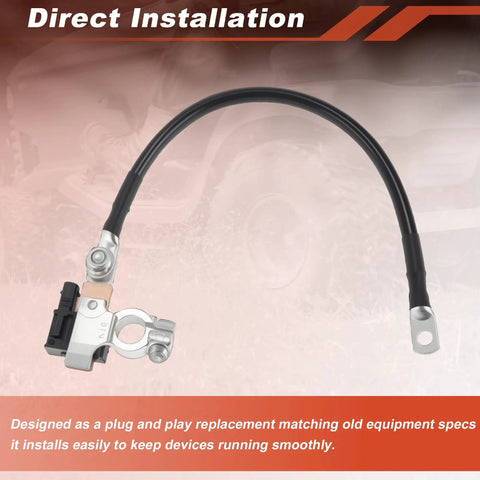 Top Tier Battery Current Sensor Assembly For Honda Odyssey And Acura TL TLX MDX Dead Nuts Solid Ground Wire with terminal connector.