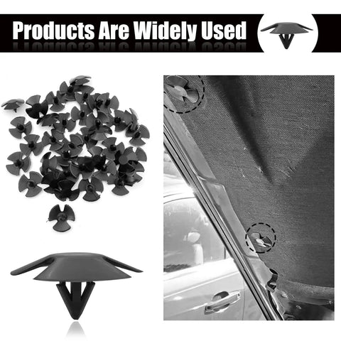 20Pcs Hood Insulation Retainers Push Type Clips Kit For Jeep Chrysler Dodge Ram Cherokee Grand Cherokee OEM 4878883AA close-up
