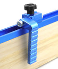 2 Pack T Track Flip Stop For 3 Inch Woodworking Fence Blue Aluminum Pro Grade Miter Saw Stop Block Universal And Double Cut T Tracks Adjustable Arm For Precise Repeatable Cuts