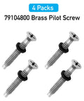 4 pack Heavy Duty Stainless Pool Light Screw Kit With Gasket Washers That Fits Pentair IntelliBrite Amerlite And SAM Amerlite Pool And Spa Lights Easy Install Weather Resistant Corrosion Proof, 79104800 brass pilot screws