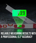 Top Shelf 16 Inch Digital Angle Finder Gauge With Spot On Readings Protractor Plus 0 To 220 Degree Arc with 33.9° reading.