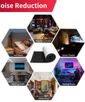 Professional Grade Self Adhesive Acoustic Foam Panels With Egg Crate Wave Design For Straight Fire Sound Dampening In Recording Studios Home Theaters And Car Doors Easy Peel Install Wall Tiles That Lock Down Room Echo in various room settings.