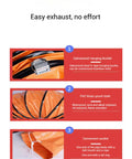 Heavy Duty Portable Dust Extractor Fan With Rock Solid Build And Killer Suction For Garage Workshops showing galvanized buckle, PVC cloth, and socket features.