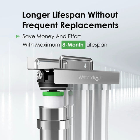 Under Sink PP Water Filter Replacement For Ultra Filtration System TST UF Fits WD TST UF Under Sink Unit Removes Rust Sand