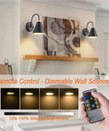 Two Pack Battery Operated Wireless Wall Sconces With Remote Dimmable Bulbs No Wiring Needed For Chic Indoor Decor