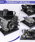 Beefy Universal Engine Mounting Plate Replacement for Predator 212cc to 97cc engines showing thick steel base and compatibility