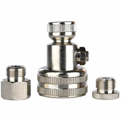 Air And Water Tire Adapter Kit For Garden Hose With Quick Flow Valve Extensions Fits All Valve Stems Add Ballast To Tires
