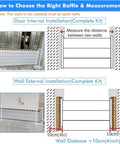 Exterior Door Flood Panels Water Stopper For Maximum Flood Protection Waterproof Barrier Pro Grade Heavy Duty Easy Install For Home And Business Flood Defense installation guide diagram