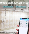 Brighten Your Kitchen With Dimmable Under Cabinet Lighting Kit, 6 Pack 12 Inch Linkable LED Light Bars under cabinet demo