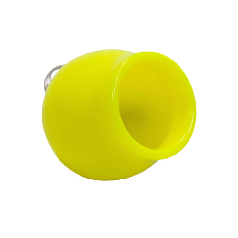 Yellow Skum Ball Regulator Mouthpiece Cover With Clip For Diving And Snorkeling Lightweight Gear Accessory