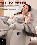 Universal Recliner Pull Handle Replacement Cable Featuring Upgraded Recovery Spring Badass Heavy Duty Build For Couch Sofa Chair Furniture Fix Swift Install No Sweat Smooth Glide, shown on recliner with metal handle.