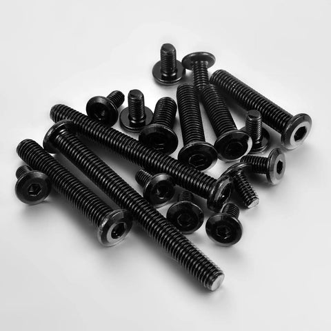 M6 Socket Head Cap Screws Kit 1.0 X 70mm Countersunk Flat Head Stainless Steel 304 Black Oxide Fully Threaded With Allen Hex Drive
