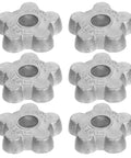 Top Notch 6-Pack Replacement Gas Cylinder Handwheel For Aluminum Valves With Hexagonal Grip, Secure aluminum tank handwheels