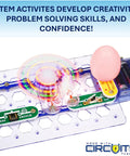Beginner Electronics Snap Together Kit For Kids Ages 5 To 9 STEM Exploration Project Kit To Build Real Working Circuits shown