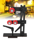 Pro Grade Wood Lathe Steady Rest With Stable L Shaped Woodworking Center Frame Cast Iron Tool Rest And 3 Fixing Wheels