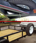 Trailer Spare Tire Mount For Utility Trailers And Boats U Bolt Carrier Holder Side Mount Fits 4 Or 5 Lug Rims Up To 15 Inch Tires
