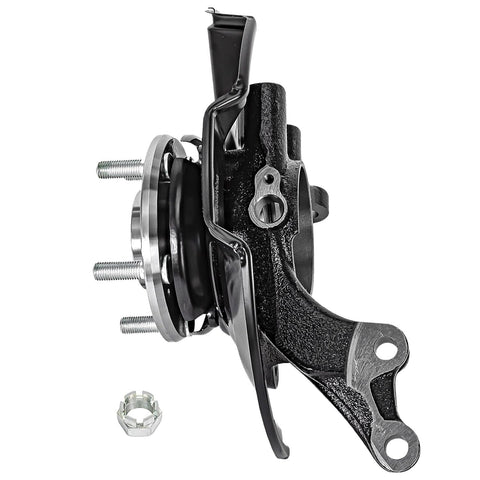 Front Left Steering Knuckle With Wheel Bearing Hub Assembly For 2007 2012 Hyundai Elantra Driver Side Replacement ABS Models Only