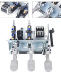 Alloy Frame Workhorse Three Pedal Pneumatic Tire Changer Valve With Switch Control For 0.31 Inch Tube Foot Pedal Air Valve