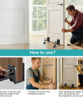 Heavy Duty Door Lifter Kit With Rolling Door Dolly Wheels For Pre Hung Doors Up To 800 Lb Pro Grade Go To Install Tools guide