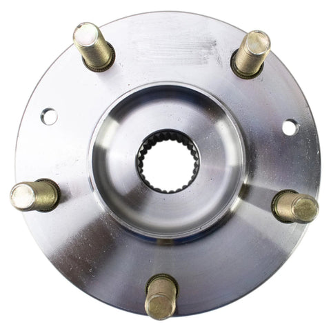Front view of Rear Wheel Bearing And Hub Assembly Set For 2016 2021 Mazda CX 3 AWD Left And Right Pair Two Piece Replacement Kit