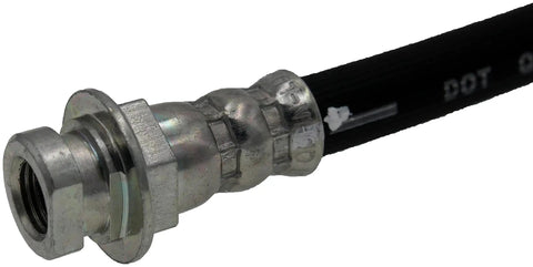 Rear Center Brake Hydraulic Hose For Ford Models - Solid Fit, OEM-Quality Replacement, close-up of metal fitting and rubber hose