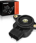 TPS Throttle Position Sensor For Toyota And Pontiac Vehicles With OE Grade Performance Fits 4Runner Celica Corolla Hilux Matrix T100 And Tacoma Models From 1997 To 2006 Easy Install Plug N Play black plastic sensor with 3-wire connector