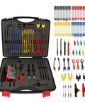 104 Piece Automotive Circuit Test Leads Kit With Alligator Clips Banana Plugs Multimeter Probes And Oscilloscope Probes set