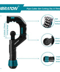 Copper Tube Cutter 1/4 To 2 3/4 Inch Pro Grade Heavy Duty Tubing Cutter With Deburring Tool, Smooth Bearing Roller For Copper Pipe
