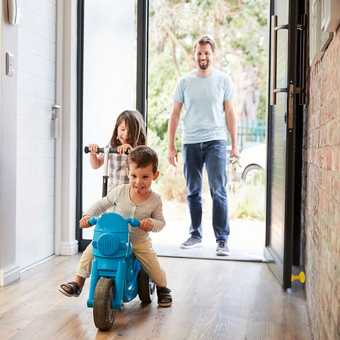 Sixteen Pack Silicone Door Stopper With Suction Cup Silent Door Stop Easy To Install for safety near open door with children playing