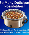 Slow cooker with Small Slow Cooker Liners For 1 To 3 Quart Pots Pack Of 5 Easy Cleanup In Eight Seconds Or Less No Soak Required
