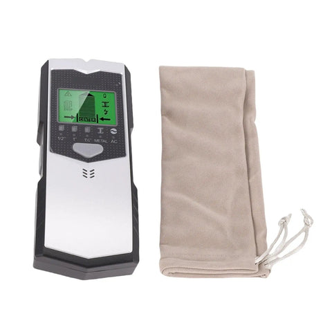 Naroote Wall Scanner Detector for Home Diy, 5 in 1 with LCD screen and protective pouch for easy handling.