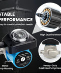 Instant Hot Water Recirculating Pump Kit Slashes Water Bills by 15000 Gallons A Year Includes Programmable Timer with metal housing.