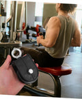 Beefy Heavy Duty Lifting Pulley Wheel Roller for Fitness Gear Silent Rotating Cable Pulley With Easy Install and High Weight Capacity for DIY Home Gym Systems, black