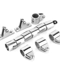 Premium Marine Grade 316 Stainless Steel Boat Hardware Kit With Slide Ends Hinges And Fitting Accessories Perfect For Upgrading Your Yacht Or Bimini Top Rigging In Saltwater Waters, 22mm parts